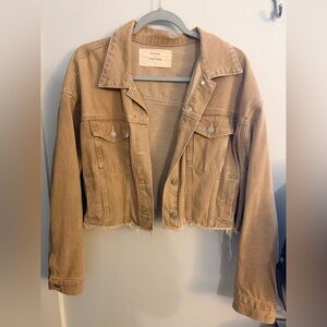 Stitch & Feather Tan Denim Jacket